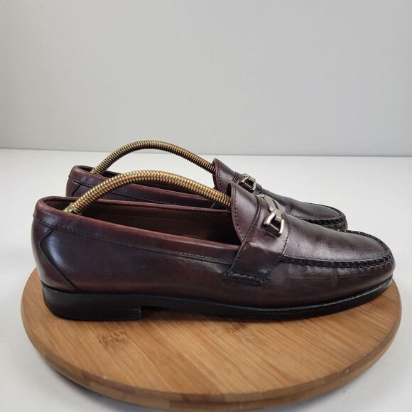 Allen Edmonds Horsebit Brown Leather Loafers Ledgemere Mens Shoe Size 11 B - Picture 3 of 11